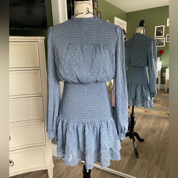 AQUA Smocked Dress - Picture 1 of 11